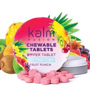 Kalm Fruit Punch Tablets 1:1 250mg at Curaleaf Reisterstown Kalm Fruit Punch Tablets 1:1 250mg at Curaleaf Reisterstown