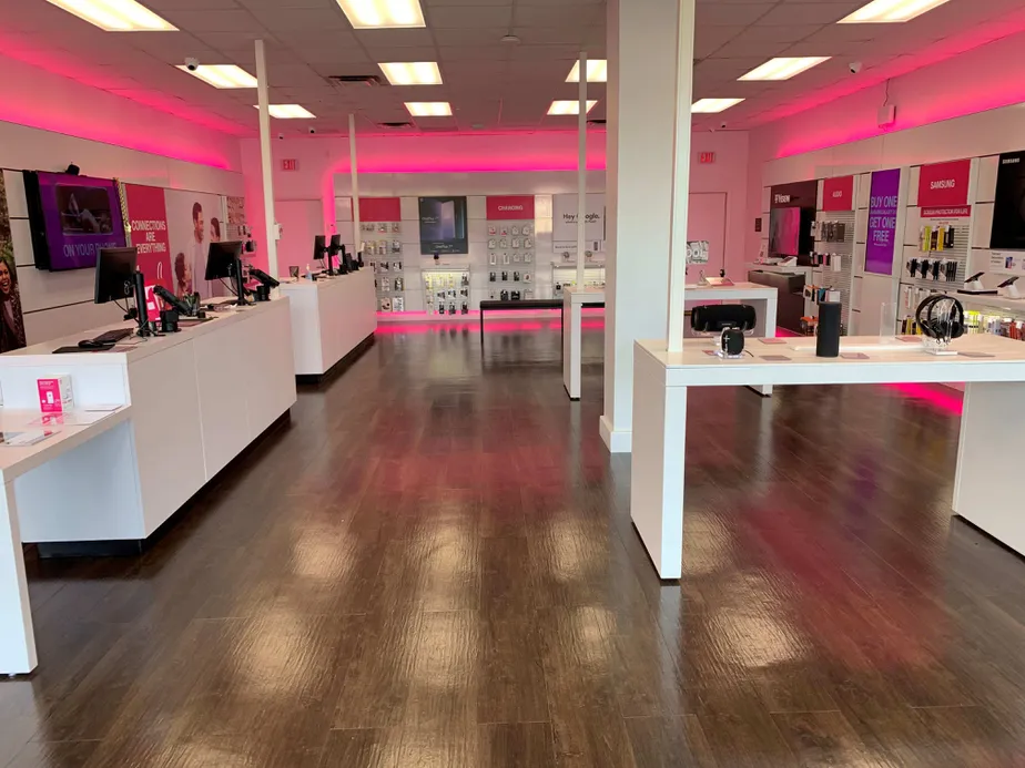 Interior photo of T-Mobile Store at Branch Ave & St Barnabas Rd, Temple Hills, MD