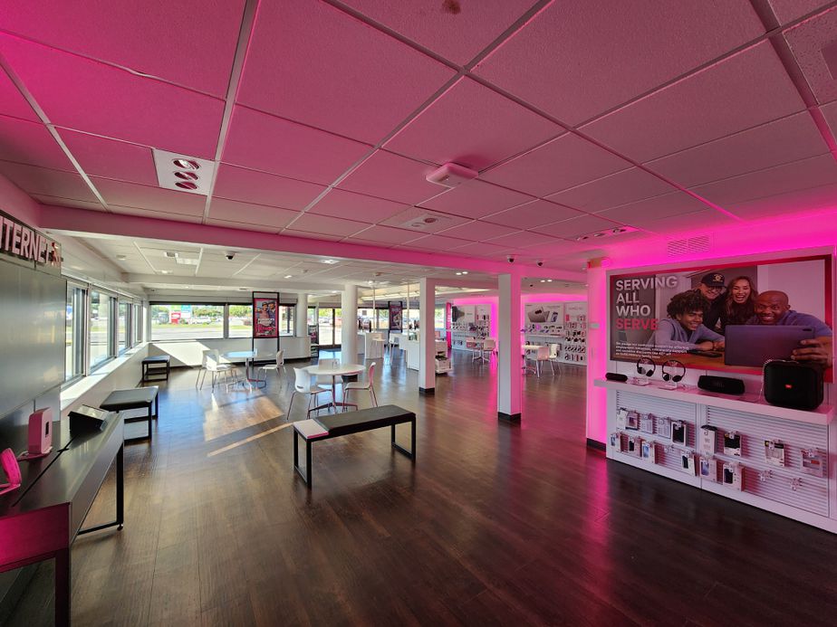 Interior photo of T-Mobile Store at Ashley Plaza, Goldsboro, NC