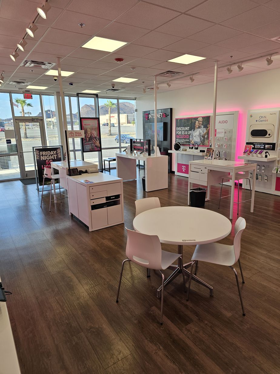 Interior photo of T-Mobile Store at The Shops at Lake Havasu, Lake Havasu City, AZ