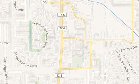 map of 5424 Highway 6 N Ste B Houston, TX 77084