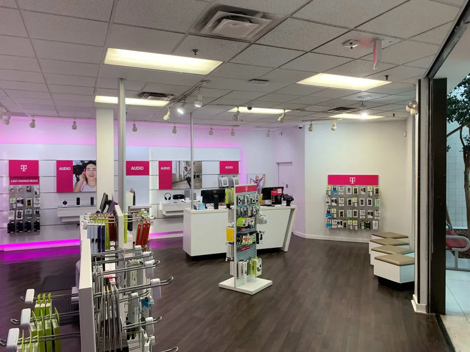 Interior photo of T-Mobile Store at Basset Place Mall 2, El Paso, TX