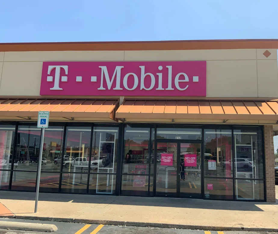  Exterior photo of T-Mobile store at Forest Lane & Abrams, Dallas, TX 