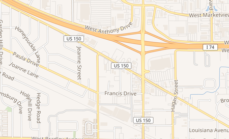 map of 1003 W Bloomington Rd Champaign, IL 61821