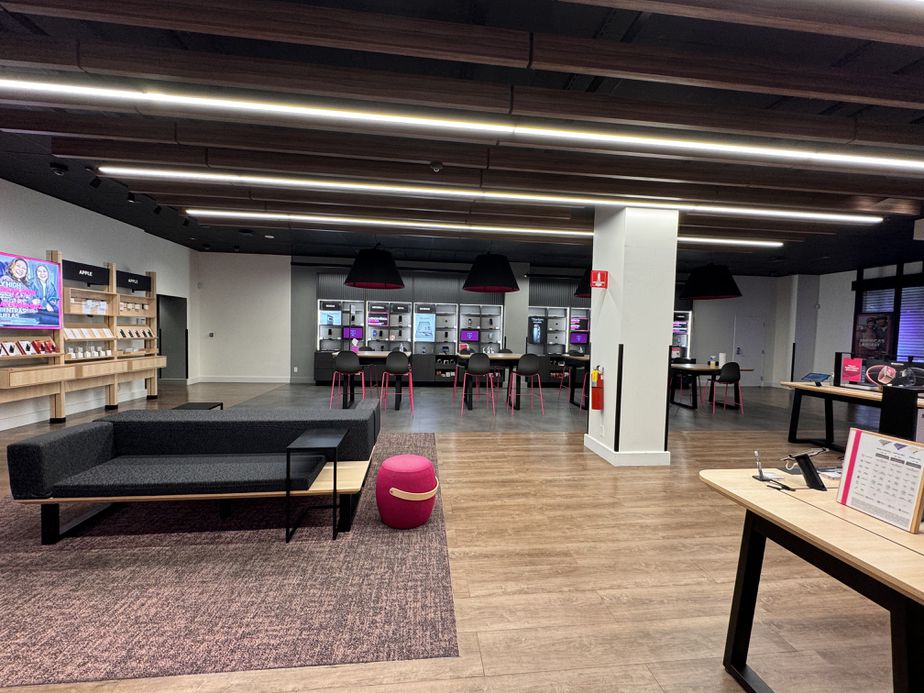 Interior photo of T-Mobile Store at Wilshire Blvd & S Mariposa Ave, Los Angeles, CA