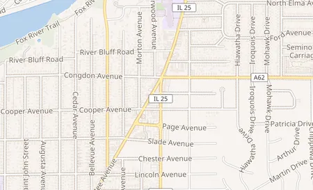 map of 573 Keep Ave Elgin, IL 60120