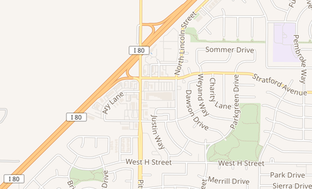 map of 1160 Pitt School Rd C Dixon, CA 95620