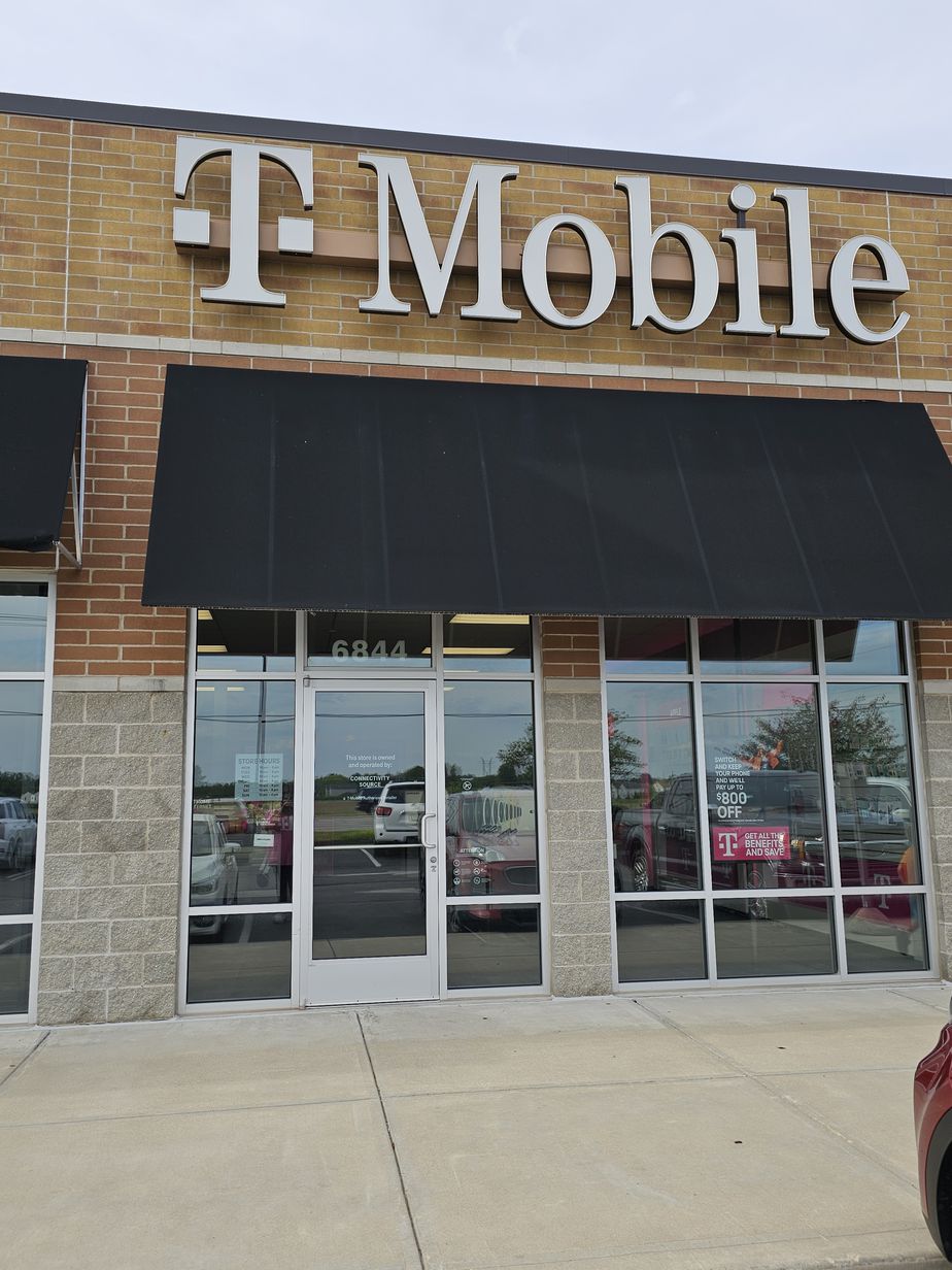 Exterior photo of T-Mobile Store at Whitestown, Zionsville, IN 