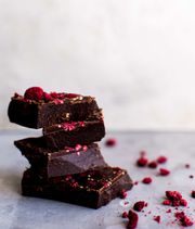Dark Chocolate Bark, Raspberry 200mg at Curaleaf Maine Dark Chocolate Bark, Raspberry 200mg at Curaleaf Maine