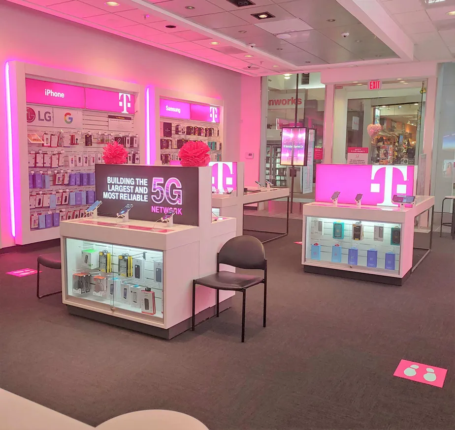 Interior photo of T-Mobile Store at Coastal Grand Mall 2, Myrtle Beach, SC