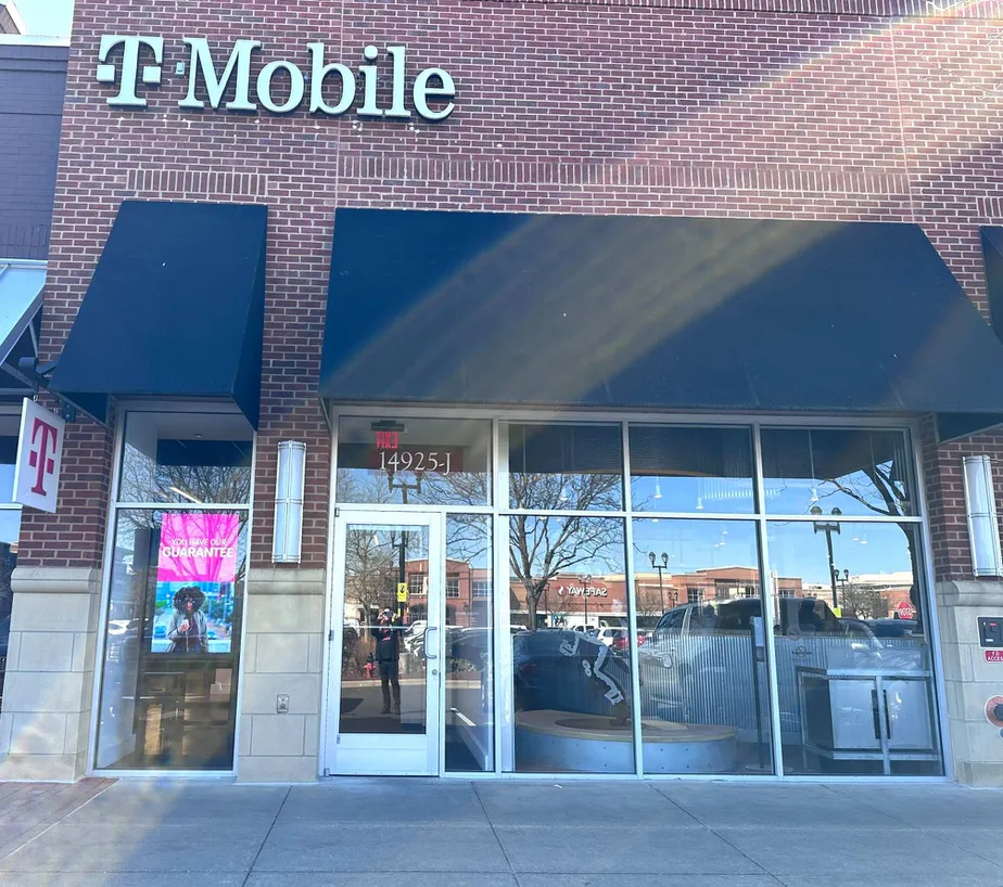 Exterior photo of T-Mobile Store at Fallsgrove  Village Center, Rockville, MD