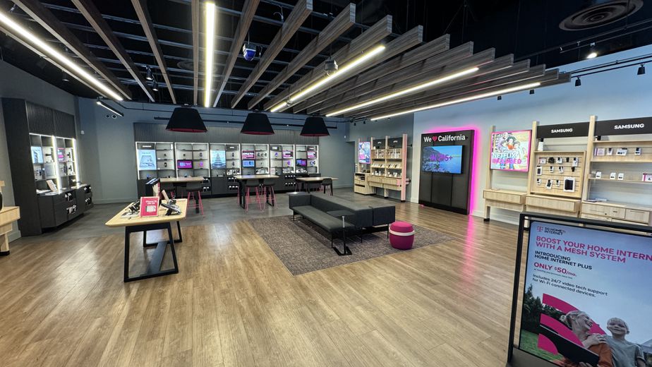 Interior photo of T-Mobile Store at Long Beach Town Center, Long Beach, CA