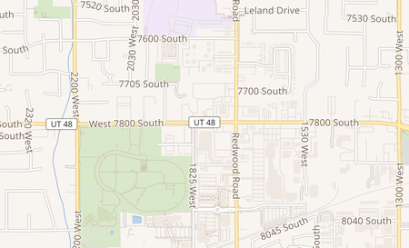 map of 1785 W 7800 S West Jordan, UT 84088