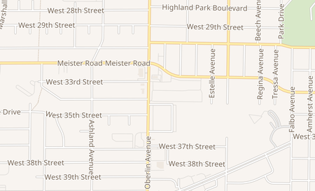 map of 1147 Meister Rd Meister Lorain, OH 44052