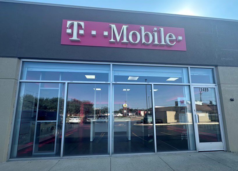 Exterior photo of T-Mobile Store at N State St & Cadillac Ct, Belvidere, IL