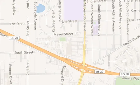 map of 302 S. McLean Blvd Unit B Elgin, IL 60123