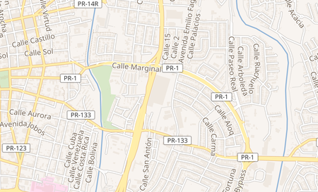 map of 1485 Blvd Miguel Pou STE 9 Centro del Sur Mall Ponce, PR 00717