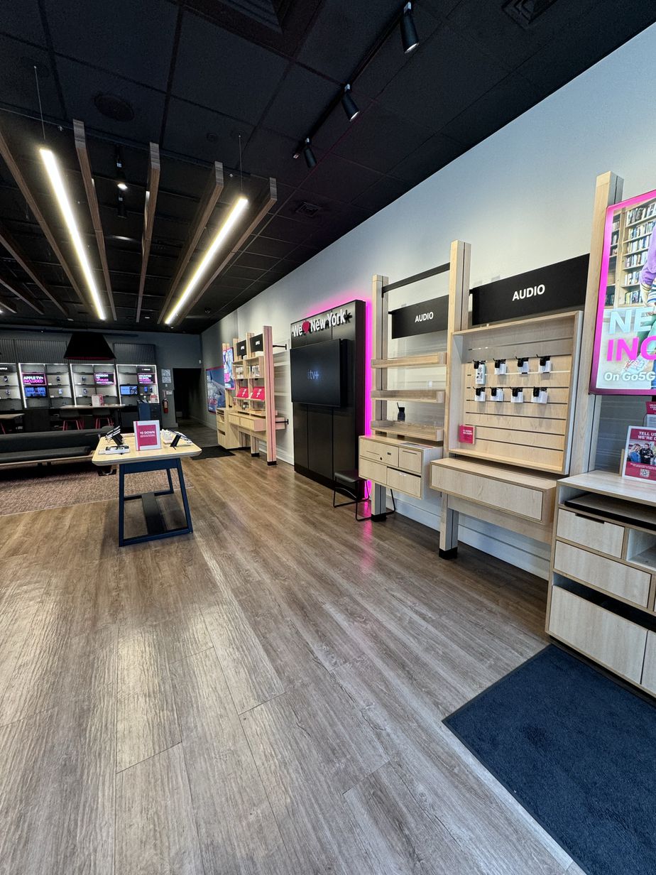Interior photo of T-Mobile Store at Broadway & Park Place, New York, NY