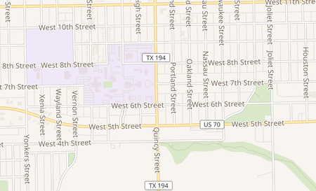 map of 3435 Olton Rd Plainview, TX 79072