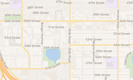map of 5302 Slide Road Suite D Lubbock, TX 79414