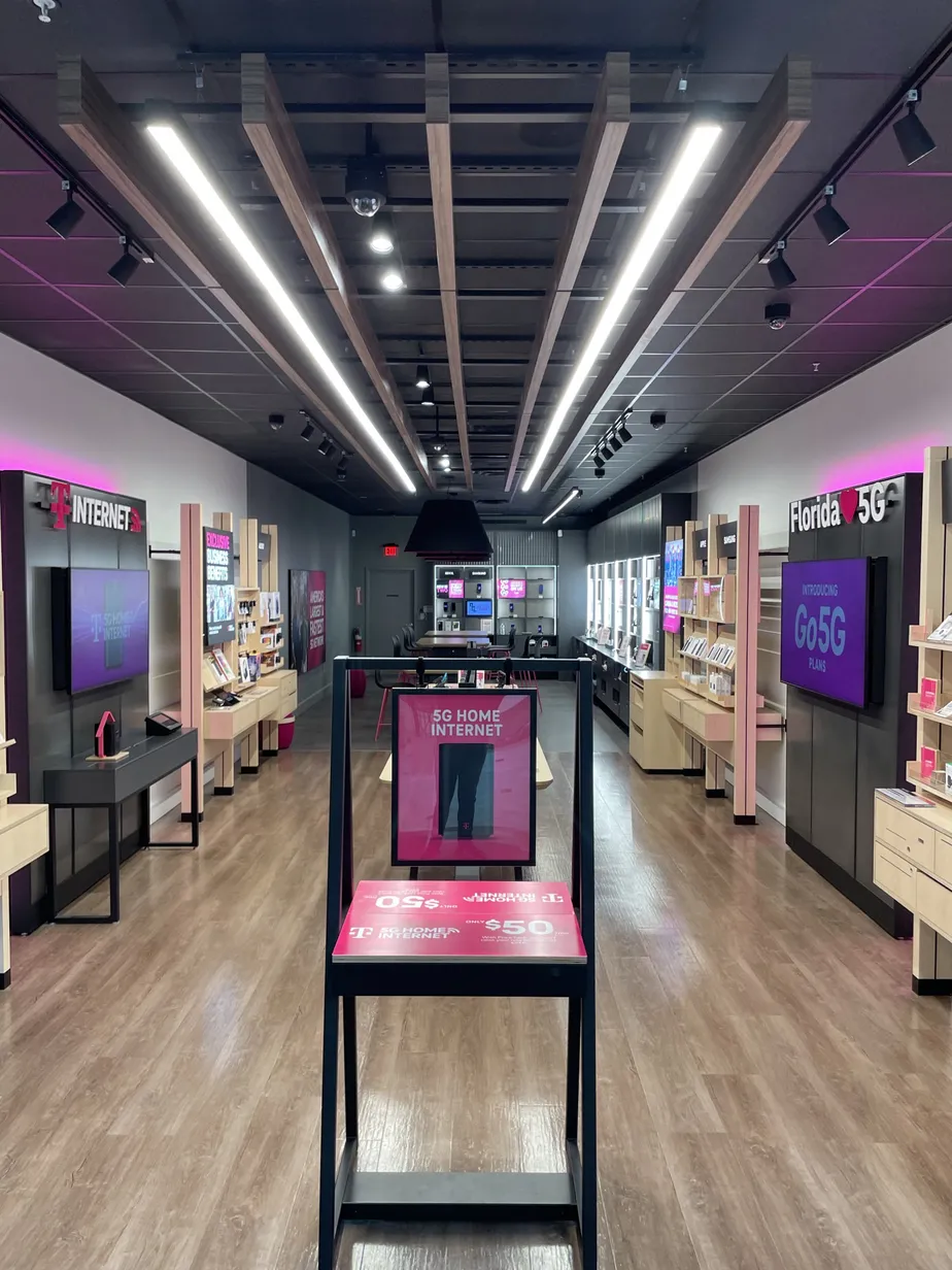 Interior photo of T-Mobile Store at Wellington Mall, Wellington, FL