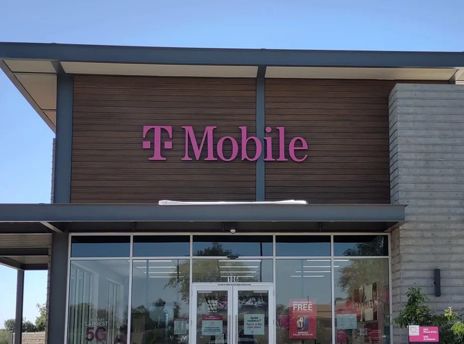 Exterior photo of T-Mobile store at Power Rd & Galveston St, Gilbert, AZ