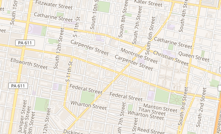 map of 801 Washington Ave Suite 21 Philadelphia, PA 19147