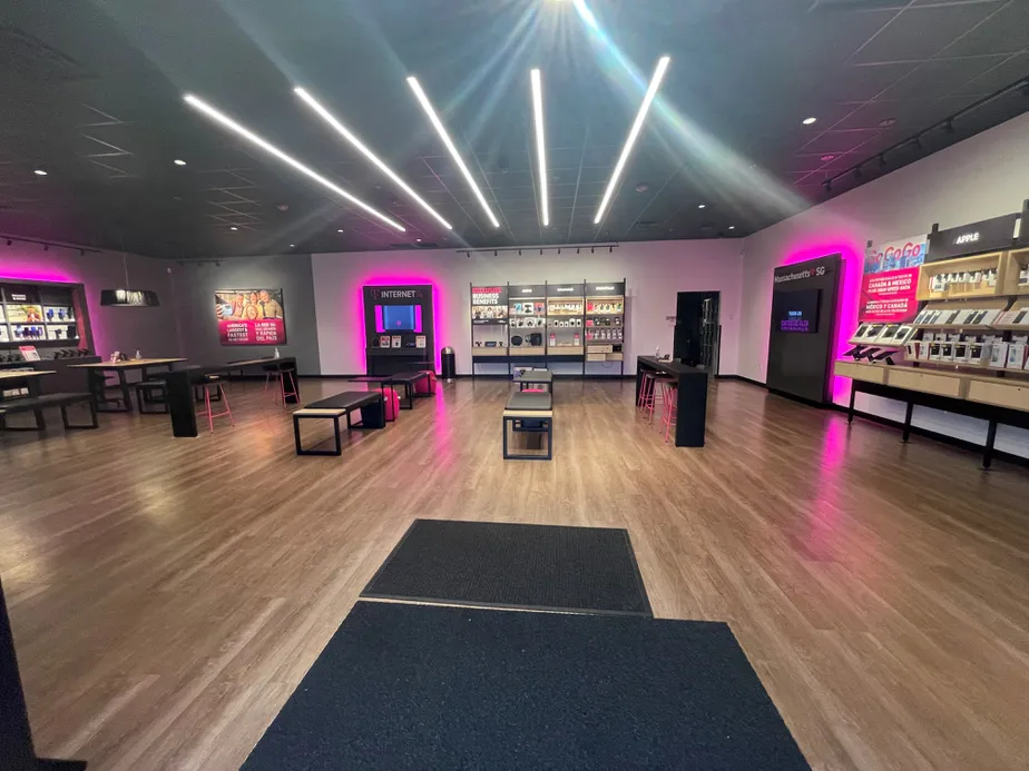 Interior photo of T-Mobile Store at Mystic Mall, Chelsea, MA