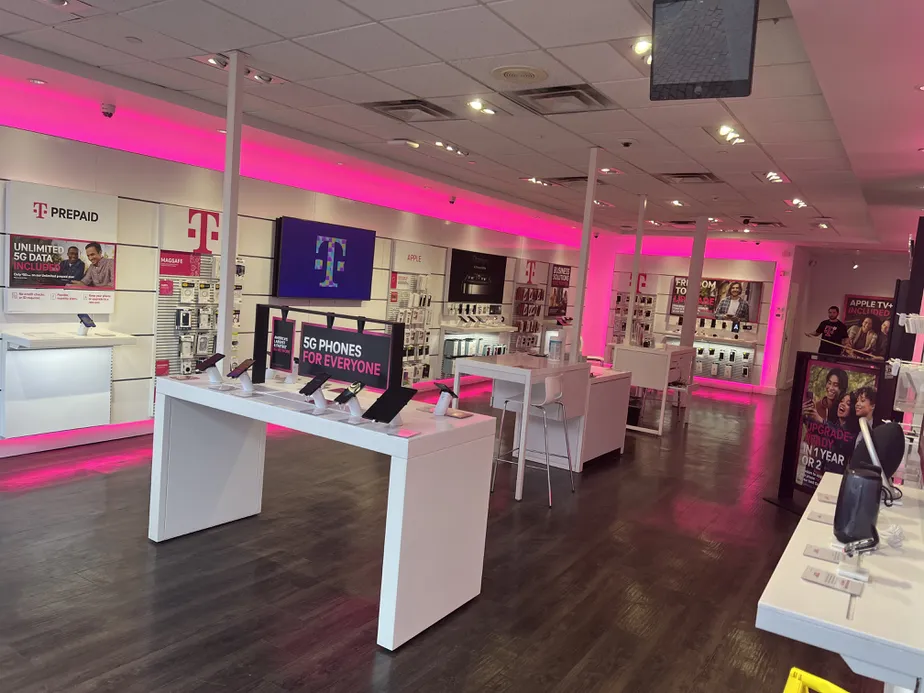  Interior photo of T-Mobile Store at Alewife Brook Parkway Center, Cambridge, MA 