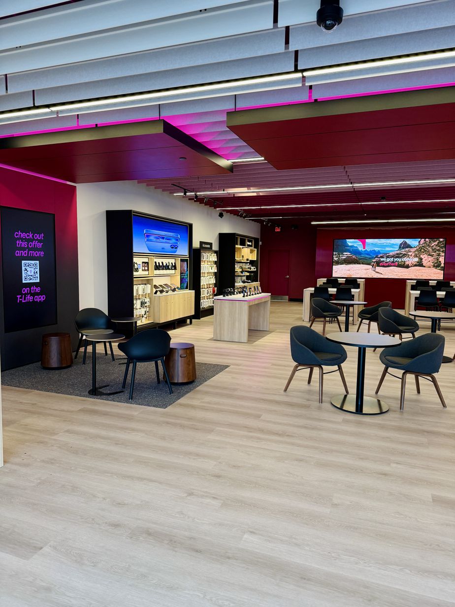 Interior photo of T-Mobile Store at Academy & Shrider, Colorado Springs, CO