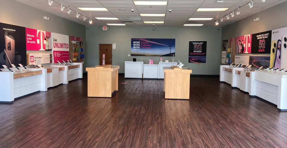 Interior photo of T-Mobile Store at E Ovilla Rd & Harris Ave, Red Oak, TX