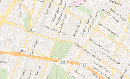 map of 563 E Tremont Ave Bronx, NY 10457