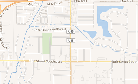 map of 6619 Division Avenue Grand Rapids, MI 49548