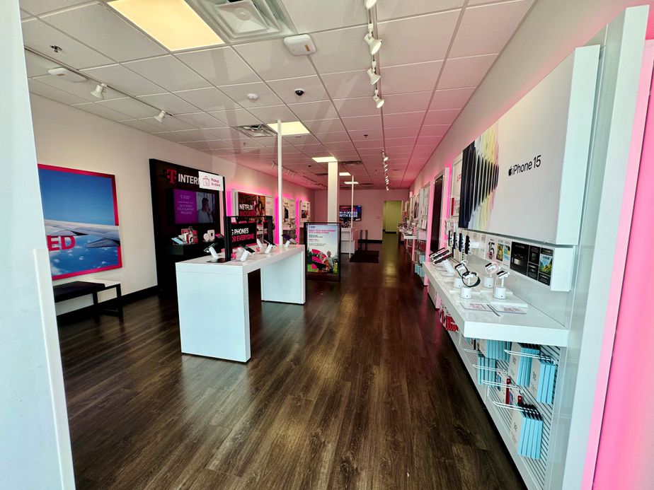 Interior photo of T-Mobile Store at Commercial Rd & Hawes St, Leominster, MA
