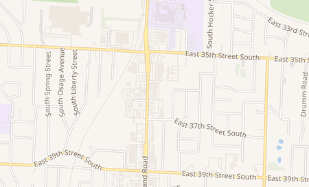 map of 3621 S Noland Rd Independence, MO 64055