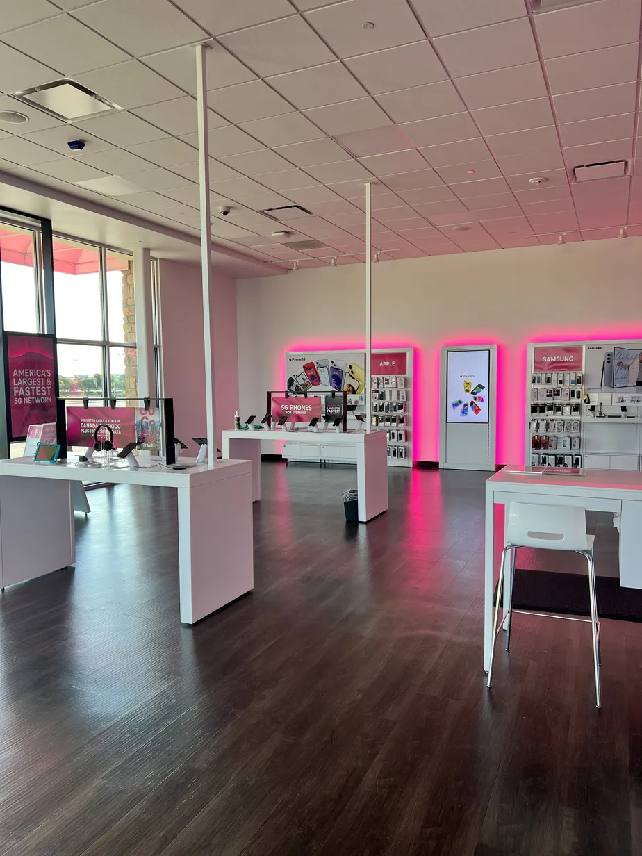 Interior photo of T-Mobile Store at W University Dr & Twn Ctr Trl, Denton, TX
