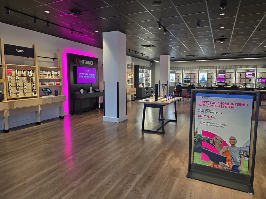  Interior photo of T-Mobile Store at Shaw's Plaza, Raynham, MA 