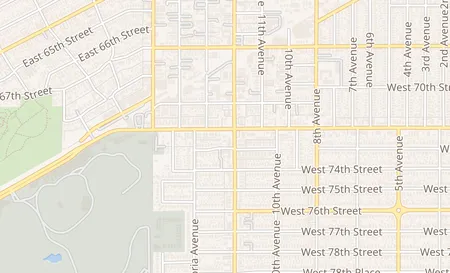 map of 3404 Florence Ave Los Angeles, CA 90043