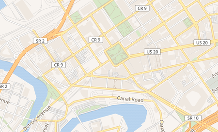 map of 24 Public Square 100 Cleveland, OH 44113