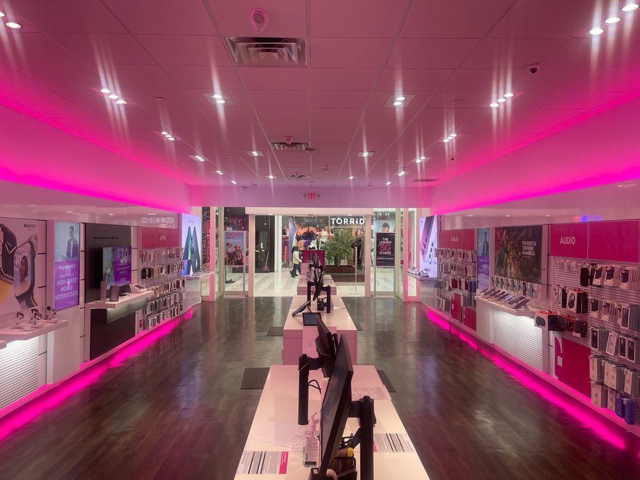 Interior photo of T-Mobile Store at Poughkeepsie Galleria, Poughkeepsie, NY