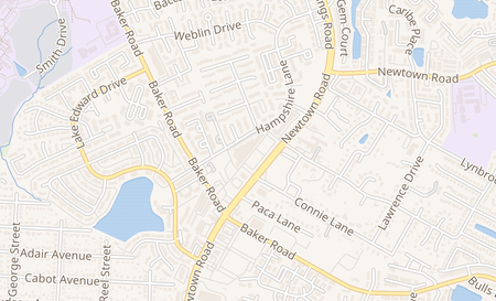 map of 649 Newtown Rd Virginia Beach, VA 23462