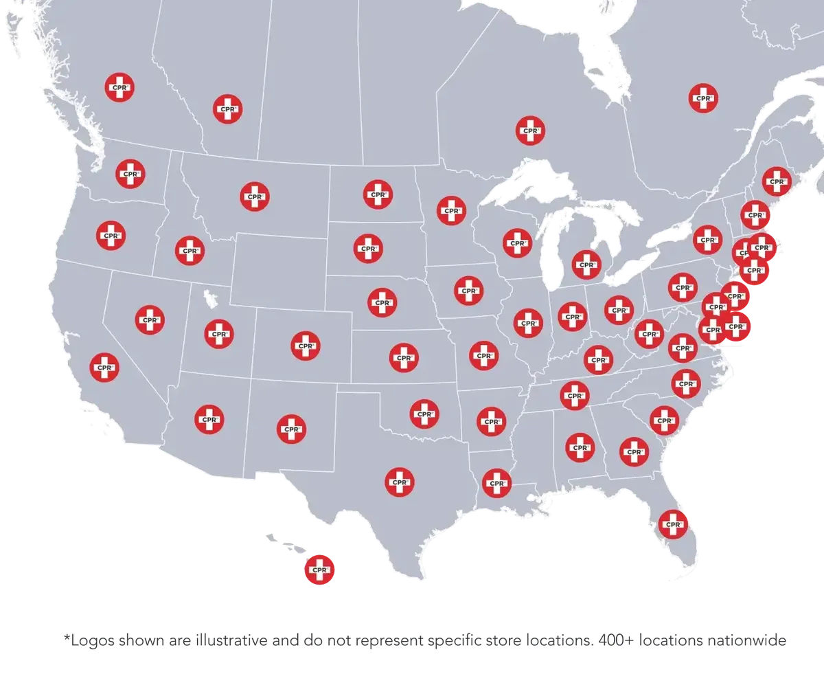 CPR Store Locations Map
