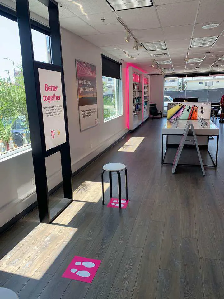 Interior photo of T-Mobile Store at S Western Ave & W 4th St, Los Angeles, CA