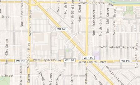 map of 5309 W. Fond Du Lac Ave Milwaukee, WI 53216