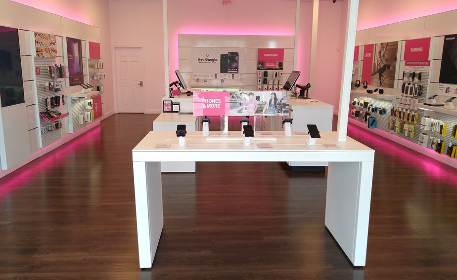 Interior photo of T-Mobile Store at Green Rd & North Ridge Rd, Madison, OH