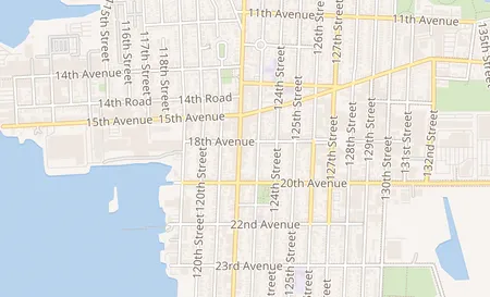 map of 1805 College Point BLVD Flushing, NY 11356