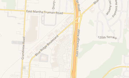 map of 11525 Blue Ridge Blvd Ste 5 Kansas City, MO 64134