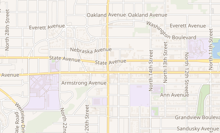 map of 1719 Minnesota Ave Kansas City, KS 66102