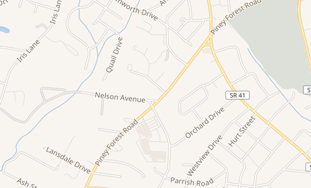 map of 1311 Piney Forest Rd. Suite A Danville, VA 24540