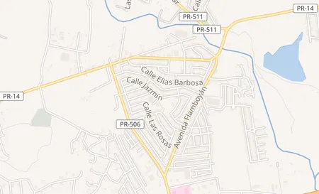map of Urb Llanos de sur 172 Calle Escarlata. Cotto Laurel, PR 00780